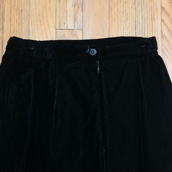 Talbots black velour pencil skirt - Picture 3 of 7